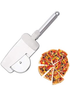 Buy NIUYASACY 4 in 1 Pizza Cutter Wheel Stainless Steel Slicer Multifunctional Cutter, and Server for Pizza, Waffle, Pie, Pancake, Bread in UAE
