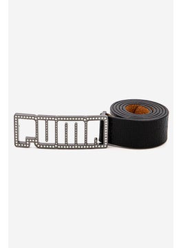 Buy Women Gumetal Diamond Belt, Black in Saudi Arabia