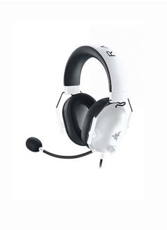 Buy BlackShark V2 X Wired Esports Gaming Headset, 7.1 Surround Sound, 50mm Drivers, 240g Lightweight Build, Noise Cancelling Mic, Hybrid Memory Foam Cushions Comfort, White | RZ04-03240700-R3M1 in Saudi Arabia