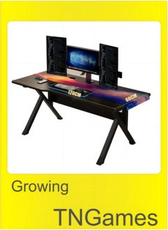 Buy Gaming Desk PC Computer Desk Home Office Desk Black in UAE