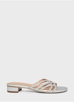 اشتري Multi Strap Low Heel Sandals في الامارات