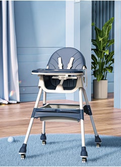 Buy Baby Eating Chair Baby High Chair for Toddlers Foldable High Chairs with Adjustable Seat Heigh Recline in UAE