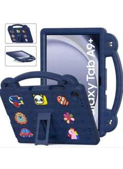 Buy Samsung Galaxy Tab A9 Plus 2023 Released 11 inch case for Shockproof Stand Hand-Held for Galaxy Tab A9+ 11.0" Cover (Navy Blue) in UAE