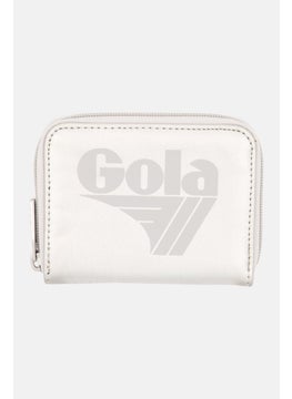 اشتري Women Brand Logo Wallet 13 x L 10 x H 2 x W cm, Silver في الامارات