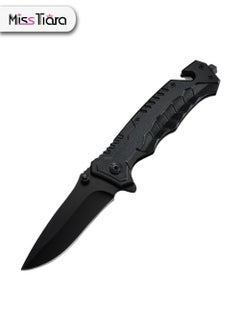 Buy Outdoor Multifunctional Tactical Camping Folding Knife in UAE