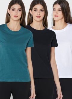 Buy 3 Pack Regular T-Shirt in Saudi Arabia