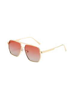 اشتري Trendy Metal Frame Polarized Sunglasses for Women and Men High-Definition UV400 Lenses High-Quality Materials Exclusive Design Outdoor Fashion Accessory Gift Package Included في الامارات