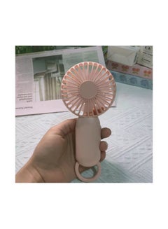 Buy Mini Portable Manual Fan with Rechargeable Battery in Saudi Arabia
