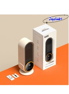 thumbnail interactive-video image 1 of Small Ceramic Heater 220V 1200W – Two Heat Settings, Fast Heating, For Bedroom, Office, Living Room 1 of 4