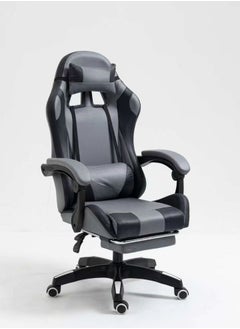 Buy Fabric Gaming Chair with Footrest in Saudi Arabia