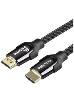 Buy HDMI 8K cable Version 2.1 Ultra HD High-Speed 48Gbps 8K@60Hz HDMI Extreme Durability high strength nylon braid, for PS5, PS4, PC, Laptop, Camera in Saudi Arabia