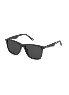 اشتري Men's Square Shape Polarized Acetate Sunglasses SFI461 56700P - Lens Size: 56 Mm - Shiny Black في السعودية