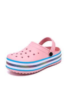 Buy Summer Ladies Thick Bottom Not Open Toe With Holes Slippers in UAE