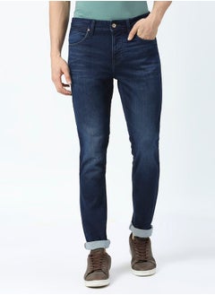 اشتري Mid Rise Slim Fit Jeans with Pocket Construct في السعودية