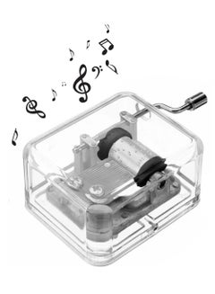 Buy You are My Sunshine Clear Music Box Acrylic Hand Crank Musical Box for Wife Mom Daughter Son Unique Best Gifts for Birthday Christmas Wedding Valentine's Day in UAE