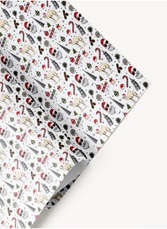 اشتري Santa White Wrapping Paper – UAE-Themed Christmas Gift Wrap في الامارات