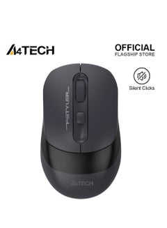 Buy Dual Mode Rechargeable Wireless/Bluetooth Mouse With Silent Click FB10CS, Built-in Rechargeable Li-Battery With Type-C Charging Cable, For Windows / Mac / Chrome OS / Android, Black in UAE