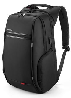 Buy KG-119 15.6-Inch Laptop Waterproof Business Multi-Compartment Backpack USB Outport Black in Egypt