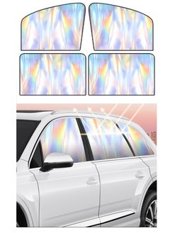 Buy 4 Pack Car Side Window Sun Shades Window Sunshades Privacy Curtains 100% Block Light Magnetic Car Curtain for Kids Taking a nap Changing Clothes Camping in Saudi Arabia