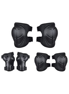 Buy Knee Pads for Kids - Adjustable Kids Protective Gear Set, Knee and Elbow Pads with Wrist Guards 3 in 1 for Cycling, Skating, Rollerblading Scooter Outdoor Sports in Saudi Arabia