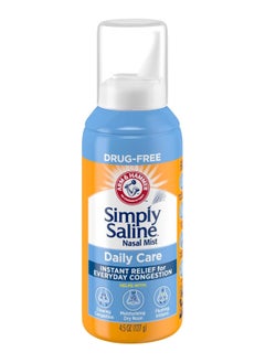 Buy ARM & HAMMER Simply Saline Nasal Care Daily Mist 4.5oz ? Instant Relief for Every Day Congestion ? One 4.5oz Bottle in Saudi Arabia