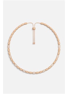 Buy APM Monaco Dainty Gold Adjustable Necklace in UAE