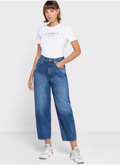 Buy High Waist Straight Jeans in UAE