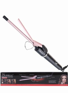 Buy 9mm curling iron Hair waver small Barrel Ceramic Wand Iron for women Skinny with Adjustable Temperature in UAE