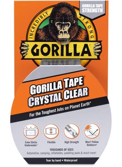 Buy Crystal Clear Repair Duct Tape 1.88 X 27Ft Clear in UAE