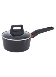 اشتري Rosso Nonstick Saucepan With Glasslid Fr1675 16 X 7.5Cm 1.2L في الامارات