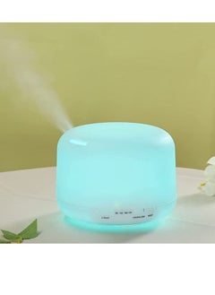 اشتري Padom 500ml Ultrasonic Aromatherapy Essential Oil Diffuser Ultrasonic Aroma Diffuser and Cool Mist Aroma Humidifier Includes Timer and 7 Colors Night Light في الامارات