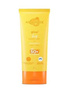 Buy Glow+ Dewy Lightweight & Hydrating Sunscreen with SPF 50+ & PA++++ for UVA/B & Blue Light Protection & No White Cast for Men & Women -Oily, Combination & Glowing Skin -80g in Saudi Arabia