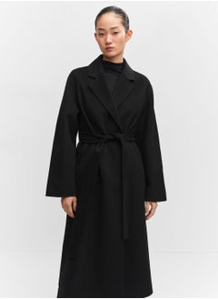 Buy Pocket Detail Longline Coat in Saudi Arabia