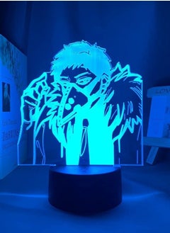 اشتري Large Size 3D Lamp Anime My Hero Academia Overhaul Lamp for Bedroom Decoration Birthday Gift Overhaul LED Multicolor Night Light في الامارات