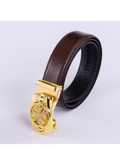 Buy Lizard automatic buckle alloy buckle belt With Comfortable and Durable in Saudi Arabia