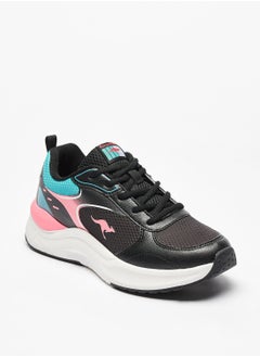 اشتري Womens Colourblocked Sneakers with Lace Up Closure في الامارات