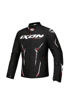 اشتري Ixon Roadstar Waterproof Motorcycle Textile Jacket Black/White/Red في الامارات