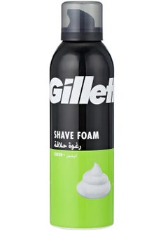 اشتري Gillette Lemon Shaving Foam For Men 200ml في السعودية