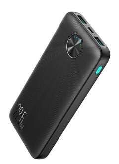 Buy JR-PBF15 Fast Charging Power Bank 10000mAh 22.5W With LED Indicators - Black in Egypt