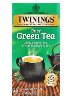 اشتري Pure Green Tea 25 Tea Bags 1.76 oz (50 g) في الامارات