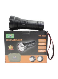 Buy 360°Light Rechargeable Tactical Flashlight High Lumens LED Super Bright with 5 Modes Water Resistant Emergency Flashlight in Saudi Arabia