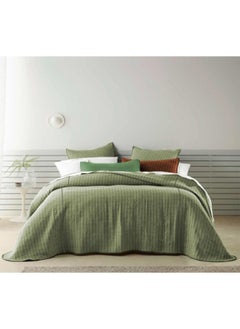 Buy Allure Arvada 7 -Piece King Comforter Set 240X260 Cm Green in UAE