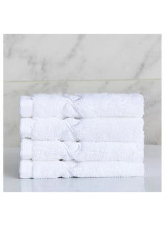 اشتري TWC Waves 4-Piece Fingertip Towel Set - 30x30 cm في السعودية