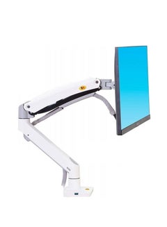 Buy Ntech N/B Monitor Desk Mount With Articulating Gas Spring Monitor Arm For (22''-35''Inch) Curved Computer Monitors Height Adjustable Monitor Stand-F100A-B in UAE