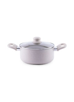 Buy Wilson Cooking Pot With Lid Dia20cm - Cream in UAE