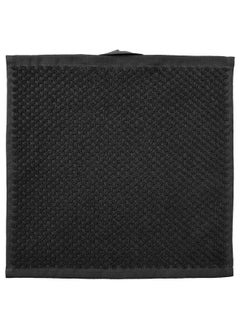 Buy Washcloth Black 30X30 Cm in Saudi Arabia