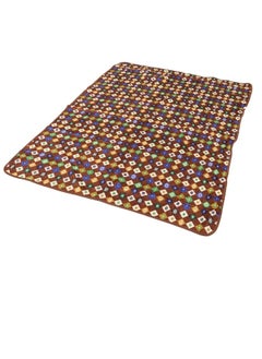 Buy Ground seating mat for trips, camping, hiking, and wilderness, heritage rug, size 200X130 cm in Saudi Arabia