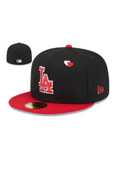 Buy FASHION 3D Embroidered Fitted Baseball Team Cap with Closed Back for Sun Protection56.8cm in Saudi Arabia