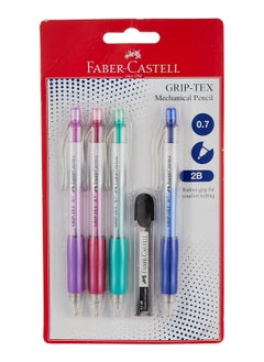 Buy 4-Piece Mechanical Pencil With a Pack of 2B Leads in UAE