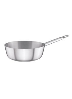 اشتري Stainless Steel Induction Sauteuse  22 cm x 7 cm |Ideal for Hotel,Restaurants & Home cookware |Corrosion Resistance,Direct Fire,Dishwasher Safe,Induction,Oven Safe|Made in Turkey في الامارات